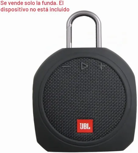 Vista 3 de Hermitshell Estuche de silicona de reemplazo para JBL Clip 3 (negro)