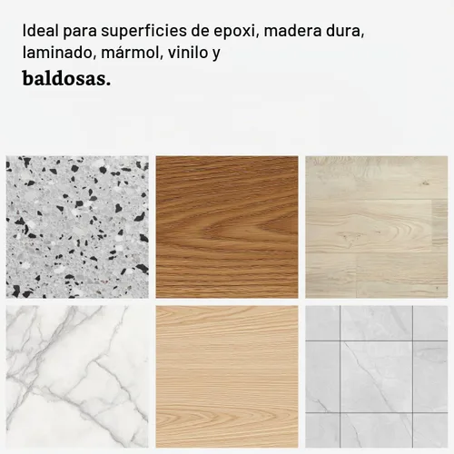 Vista 7 de Trapeador de polvo comercial azul de 24 pulgadas y barredora de piso con mango extensible, mopa para limpieza de suelos de madera, azulejos
