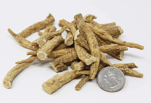 Vista 2 de Té de ginseng americano cultivado a mano de Wisconsin American Roots de grado A seleccionado
