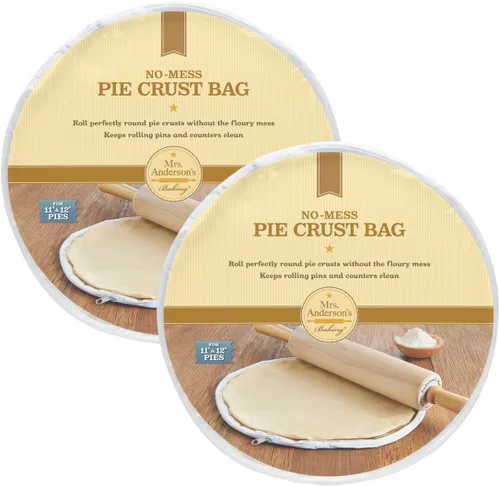 Vista 9 de Mrs. Anderson's Baking Easy No-Mess - Bolsa para hacer corteza para tartas, sin BPA, 11 pulgadas, juego de 2