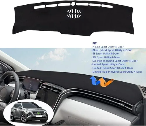 Vista 27 de CARTIST Cubierta de Tablero de Ajuste Personalizado para Chevy Chevrolet Silverado/GMC Sierra 1500 2014-2018, Silverado/GMC Sierra 2500HD 3500HD