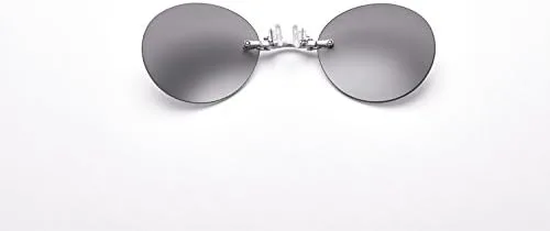 Vista 8 de Pack de 3 gafas de sol retro con clip en nariz Matrix Morpheus Movie sin montura