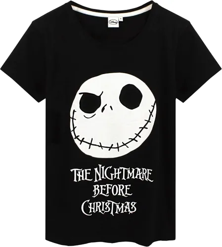 Vista 4 de Pijama de Nightmare Before Christmas para mujer pantalón Skellington PJ Negro