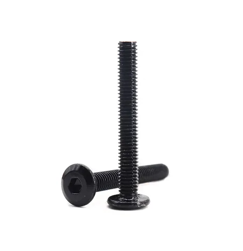 Vista 9 de 20pcs M6 x 0.591 in Remache Negro Avellanado Socket Cap Allen Tornillos Remache Tornillos Muebles Conexión 304 Acero Inoxidable