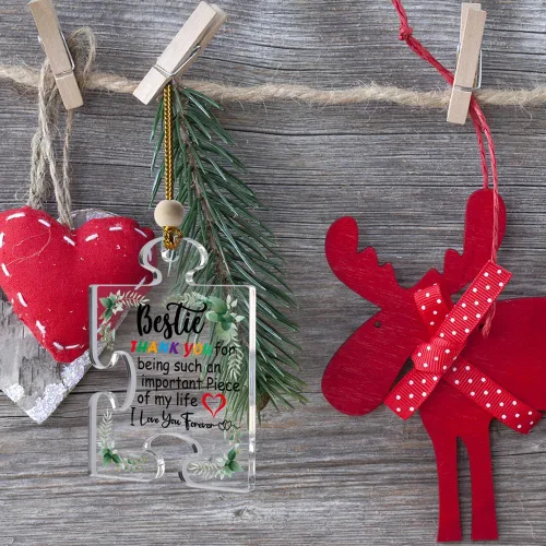 Vista 5 de Regalos de agradecimiento – Placa de rompecabezas de acrílico para decoración de cumpleaños y aniversarios
