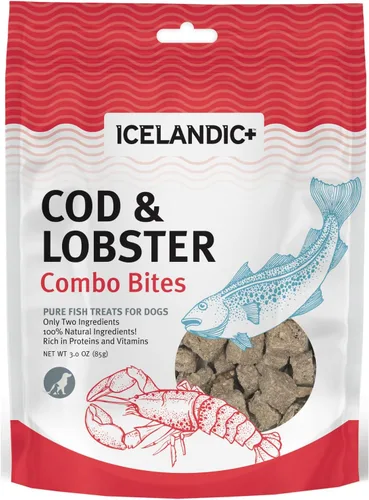 Vista 7 de Icelandic+ Bacalao y langosta Combo Bites - Golosinas para perros