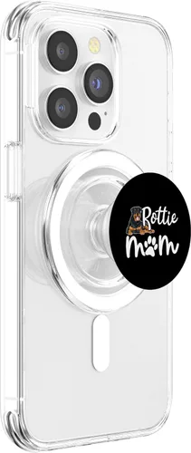 Vista 3 de Rottie Mom Gift Rottweiler Mom para amantes de los perros, accesorio de teléfono, PopSockets, agarre y soporte para teléfonos y tabletas, PopSockets