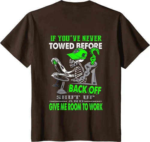 Vista 9 de Proud Tow Truck Operator - Camiseta, Negro, S