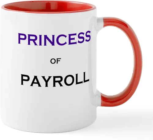 Vista 42 de CafePress Coffee Then Payroll Mugs - Taza de café de cerámica (11 oz)