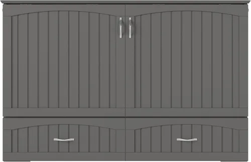 Vista 7 de AFI, Southampton Murphy - Baúl de cama Queen con colchón y cajón de 6 pulgadas, color gris