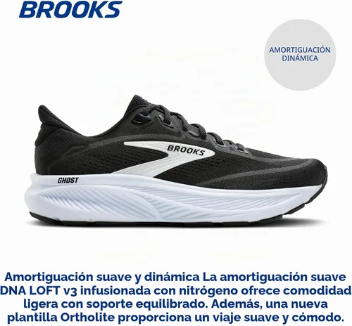 Vista 3 de Brooks Zapatillas de correr Ghost 18 para hombre