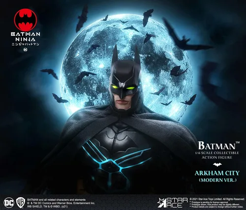 Vista 6 de Star Ace Toys Batman Ninja: Modern Batman - Figura de acción coleccionable a escala 1:6, multicolor