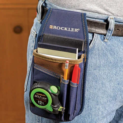 Vista 4 de Funda para herramientas de medición con clip de cinturón para carpinteros – Organizador de herramientas para carpinteros – Herramientas y accesorios