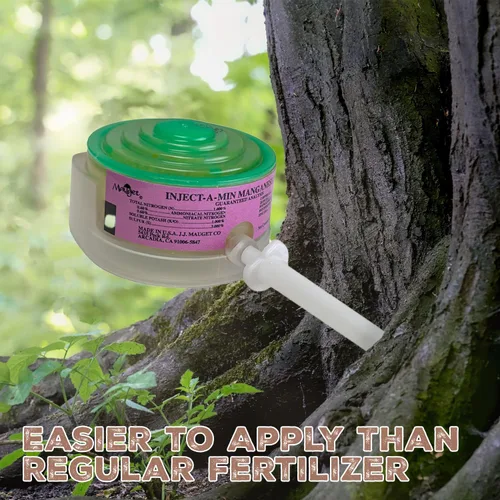 Vista 6 de Mauget Inject-A-Min Manganeso 0.2 fl oz, Inyector de árbol, Fertilizante, 24 Caps