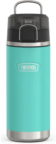 Vista 10 de THERMOS ICON Botella de agua aislada a prueba de fugas de 18 onzas con boquilla, mantiene las bebidas frías 16 horas, asa de transporte, apta