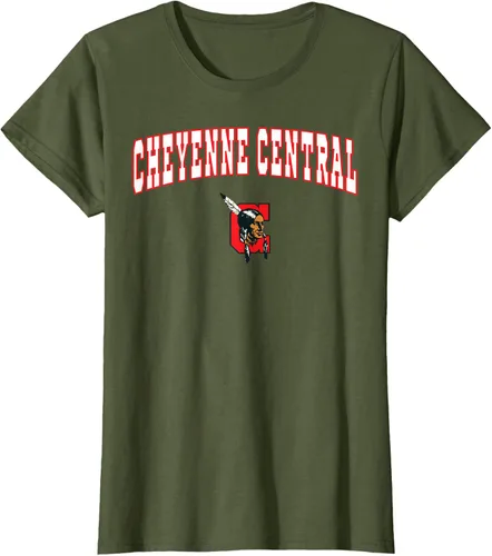 Vista 48 de Cheyenne Central High School Indians T-Shirt C2