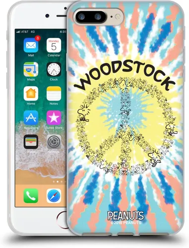 Vista 28 de Head Case Designs Funda de gel suave con licencia oficial de Peanuts Freak Flag Fly Woodstock 50th compatible con Apple iPhone 7 Plus/iPhone 8 Plus