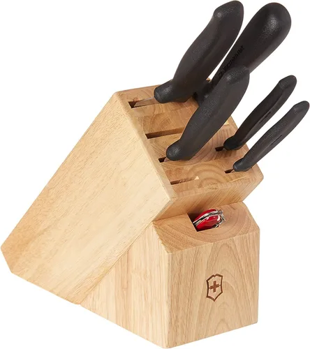Vista 2 de Victorinox Fibrox Pro Juego de Cuchillería de 7 Piezas con Bloque