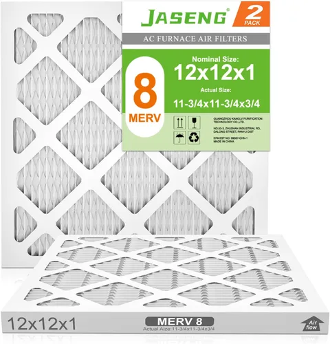 Vista 13 de Paquete de 4 filtros de aire para horno de 10 x 10 x 1, filtrado MERV 8 MPR 600 y FPR 5, reemplazo del filtro de aire HVAC