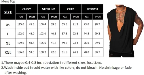 Vista 6 de PASLTER Camisetas sin mangas para hombre, con cuello vuelto, sueltas, casuales, para verano, playa, básicas, sin mangas