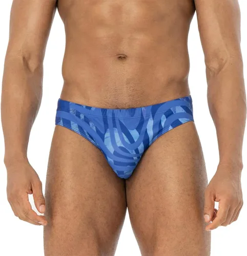 Vista 7 de AIMPACT Traje de baño de secado rápido de los hombres impresos con cordón