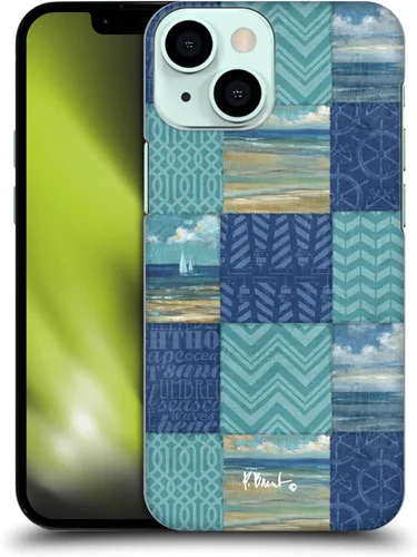 Vista 18 de Head Case Designs Funda rígida con licencia oficial de Paul Brent Agate Mermaid Coastal compatible con Apple iPhone 13 Mini