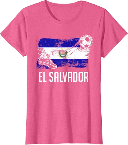 Vista 84 de Camiseta salvadoreña con bandera de fútbol salvadoreño