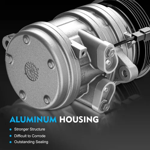 Vista 7 de Compresor de CA con embrague compatible con Nissan Altima 2.5L 2007-2012, Sentra 2.5L 2007-2012