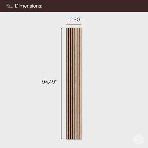 Vista 6 de Bark & Bole Oak - Paneles acústicos de chapa de madera texturizada 3D para pared y techo, solución decorativa que absorbe el sonido para hogares