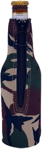 Vista 10 de Botella de cerveza de neopreno en blanco Coolie (1, negro)