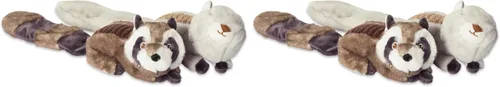 Vista 11 de Bone Dry Colección de juguetes de peluche chirriante para mascotas, felpa, cocodrilo