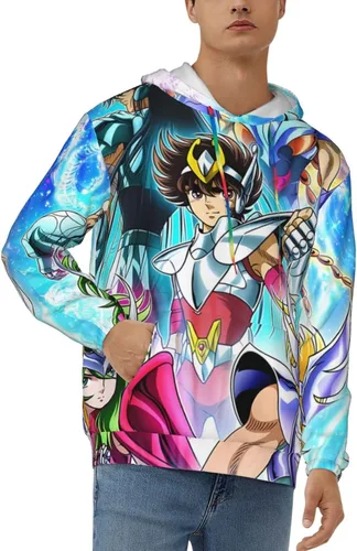 Vista 2 de Saint Seiya - Sudadera con capucha y cordón