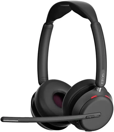 Vista 12 de EPOS Impact 1061 ANC - Auriculares Bluetooth de Alto Rendimiento para PC - de Doble Cara, Cancelación Avanzada de Ruido, EPOS AI, Audio de Banda