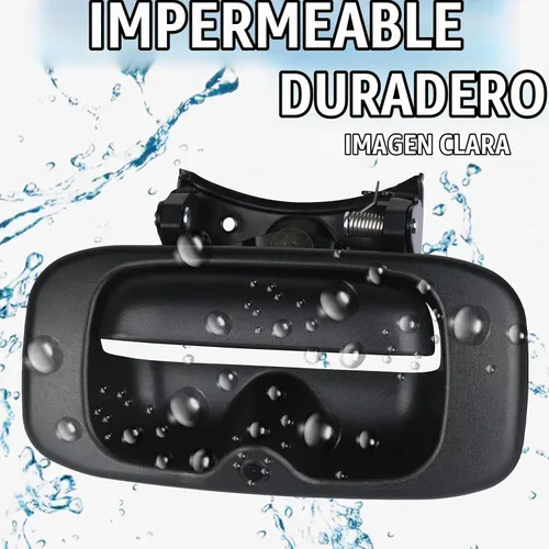 Vista 3 de Cámara de respaldo con manija de puerta trasera Cámara de visión trasera con manija de cierre de puerta Compatible con 1999-2007 Chevrolet Chevy