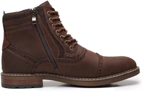 Vista 3 de Arkbird Mens Chelsea Boots, Stylish and Comfort Leather Chukka Ankle Boots with Zipper