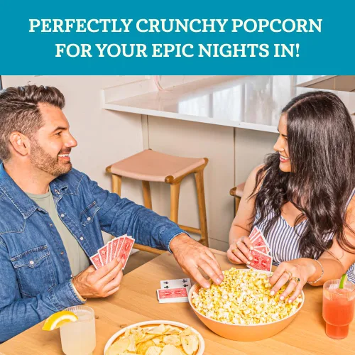 Vista 6 de Tubo de palomitas gourmet de Franklin's de 28 oz: granos clásicos para hacer palomitas - Hecho en EE. UU., sin OMG y 100% natural - Granos