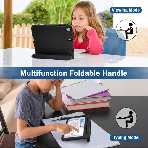 Vista 2 de LEFON Funda para niños a prueba de golpes para iPad mini 5/4/3/2/1, iPad mini de 4ª generación para niños, con mango convertible, peso ligero, súper