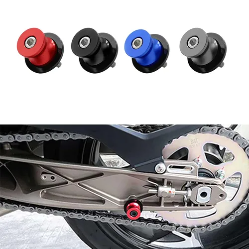 Vista 2 de 2 tornillos de carrete basculante Assen M6 compatibles con MT01 MT03 MT09 MT10 MT-125 YZF R1 R3 R6 R6S R25 R1000 R6S YZF1000 750R FZ1 FZ6 FZ8 FZS10