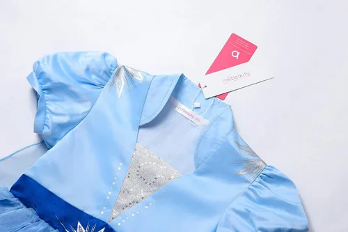 Vista 7 de ReliBeauty Disfraz de princesa de la nieve para niña