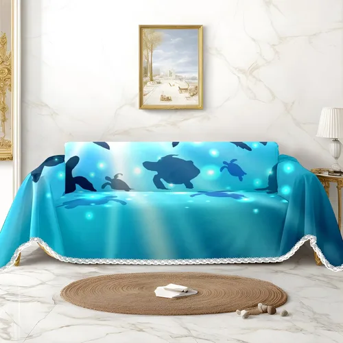 Vista 14 de Funda de sofá con estampado de flores y mariposas, fundas para sofá, fundas para sillón, funda resistente a las manchas, protector universal
