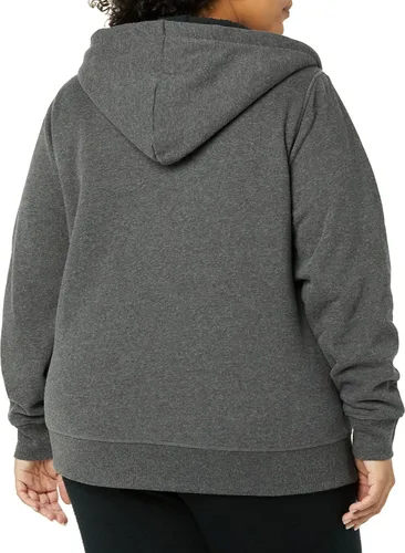 Vista 3 de Tienda Essentials - Chaqueta de forro polar con capucha y cremallera, para mujer