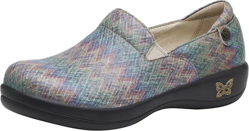 Vista 50 de Zuecos profesionales Alegria, Keli para mujer Cristal de plomo Azure