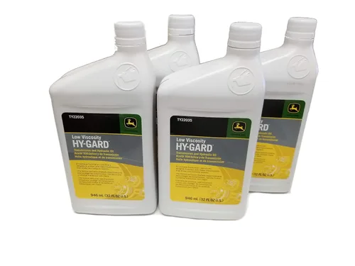 Vista 11 de John Deere Aceite para equipo original, Hy-Gard 32 oz. Aceite de transmisión e hidráulico n.° TY22035
