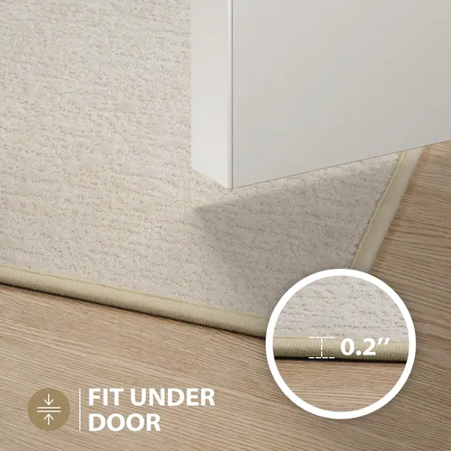 Vista 4 de Uphome Tapete de baño ultrafino, tapete de baño de goma para baño, antideslizante, secado rápido, lavable a máquina, pelo bajo, absorbente