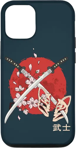 Vista 11 de Carcasa para iPhone 12 mini con espada de Samurai Katana japonesa, diseño de flor de cerezo