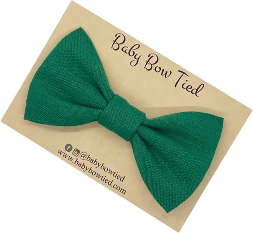 Vista 41 de Handmade Pre-Tied Clip on Bow Tie for Baby to Young Boy