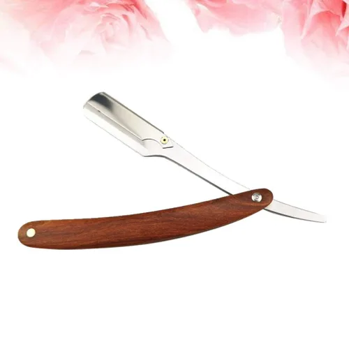 Vista 9 de Beaupretty Maquinilla de afeitar manual para hombre, afeitadora segura para barba, patillas y pelo corto y fino