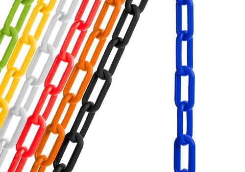 Vista 21 de US Weight (Fabricado en EE. UU.) Cadena de seguridad de plástico negro de 2" x 10 pies con tecnología SunShield resistente a los rayos UV