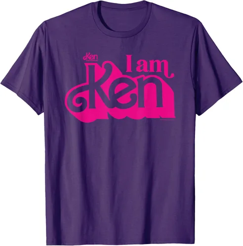 Vista 22 de Camisetas y camisetas de Barbie The Movie I Am Ken para hombres y mujeres Negro