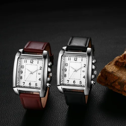 Vista 3 de Avaner Reloj cuadrado para hombre